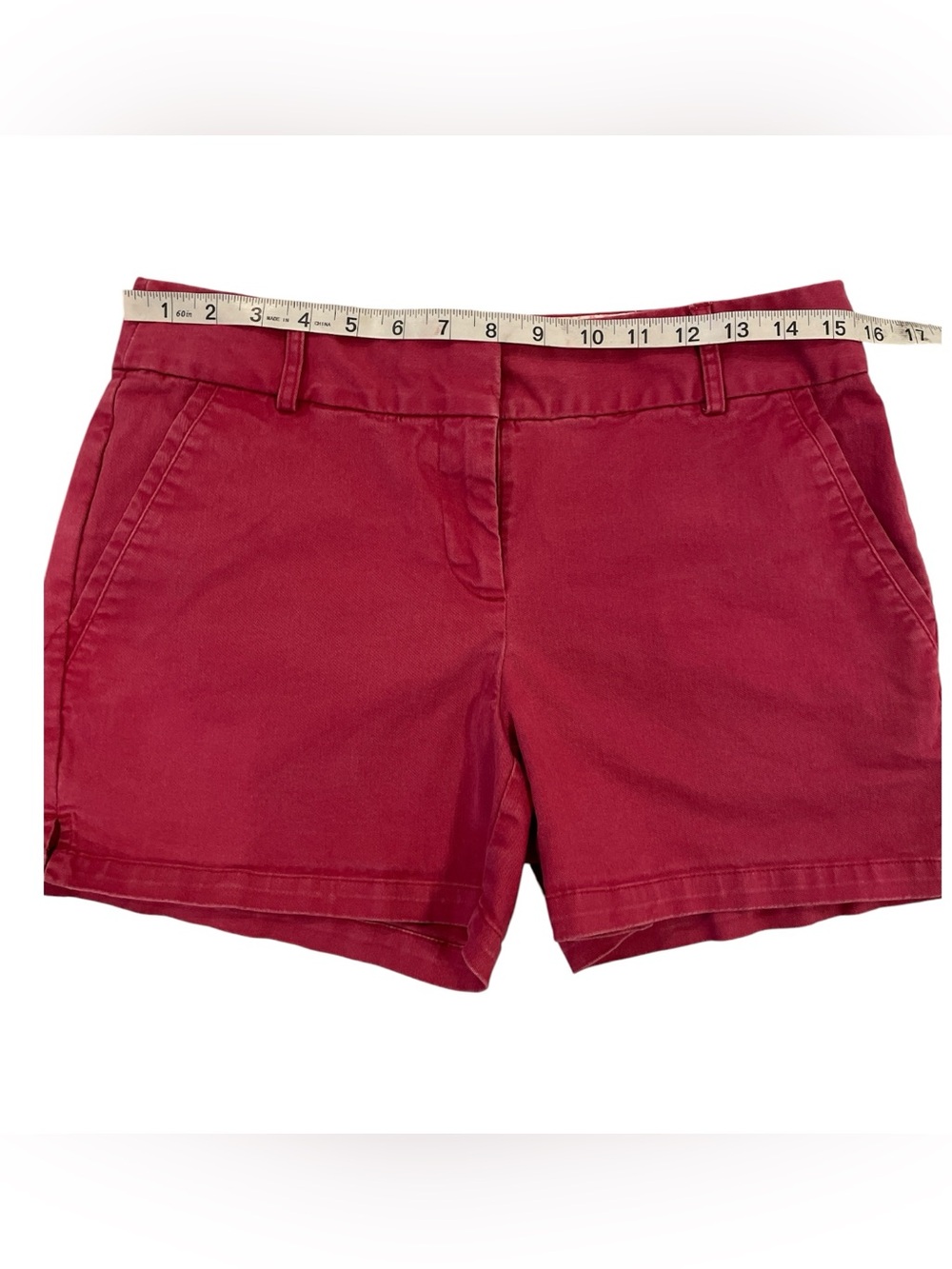 Loft Ann Taylor The Riviera Short Size 2 Raspberry Color - Picture 7 of 13